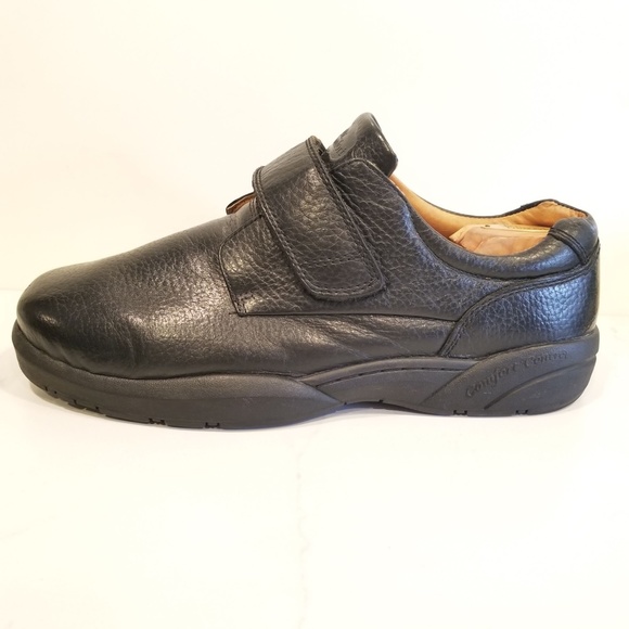 Dr. Comfort Will X-Depth Mens Therapeutic Monk Strap Casual Shoes Black Leather main image 4